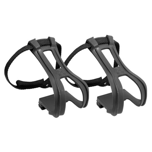Par de tocles con correas para pedales de bicicleta spinning Wellgo