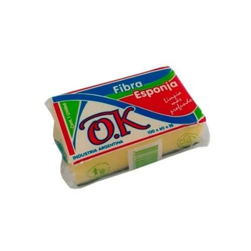 00630 ESPONJA ECO CLASICA VDE/AMARI
