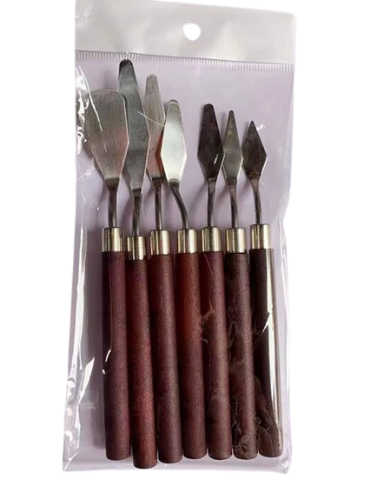 Juego de 7 espatulas para pintura