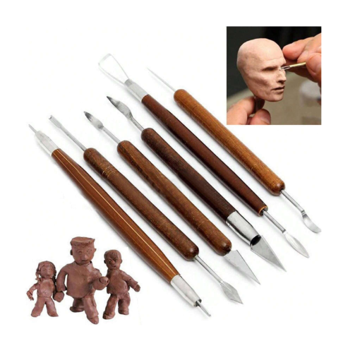 Set de 6 Herramientas de Modelado de Arcilla