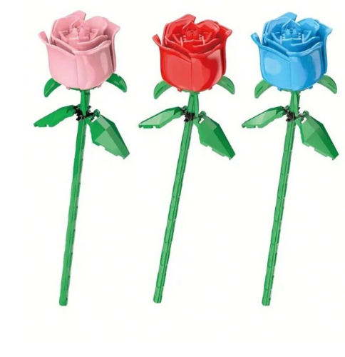 Lego de rosa colores variados