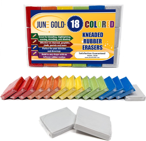 June Gold Borradores de goma colores varios