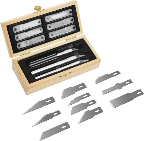 Headley Tools Precision Craft  Juego de exactos 38 piezas con baúl de madera