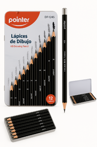 Pointer Set 12 lápices de dibujo artístico