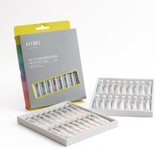 HIMI Pintura Acuarela, 36 colores, 12 ml