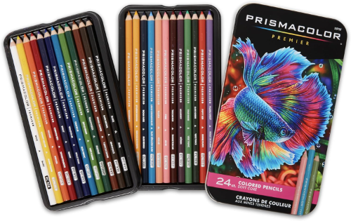 Prismacolor 24 Lápices de colores Premier núcleo suave