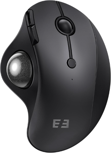 SEENDA Mouse inalámbrico ergonómico Trackball Bluetooth  recargable  múltiples dispositivos para computadoras Mac/Android