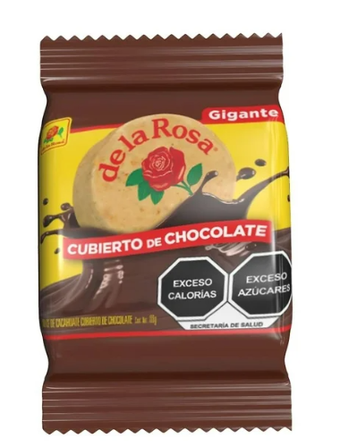 Mazapan bañado de chocolate de 22 gr