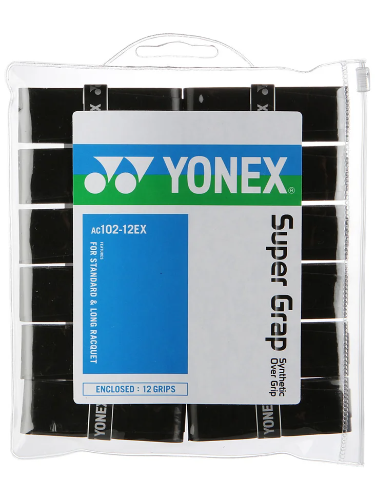 Overgrip super grab, 12 vueltas Negro, unidad