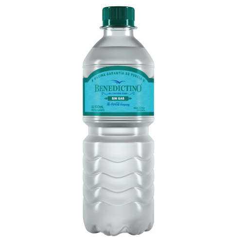 agua 500ml benedictino