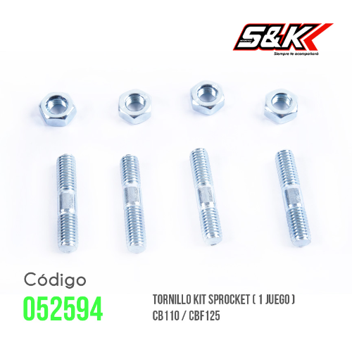 kit tornillo sprocket pulsar 180