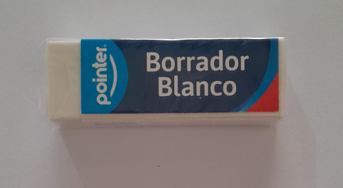 Borrador blanco pointer
