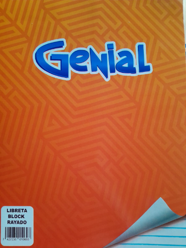 Block rayado t/carta genial