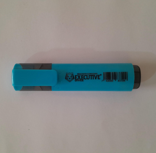 Resaltador executive fluorescente azul