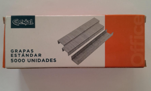 Grapas estándar 500 unidades genial