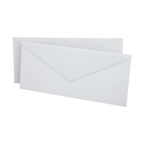Sobre blanco tamaño carta 3 5/8x6 1/2