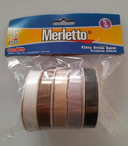Cinta Gross satin merletto