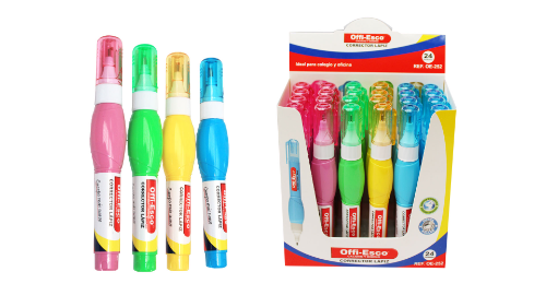 Corrector Lapiz Offi-Esco Colores surtidos