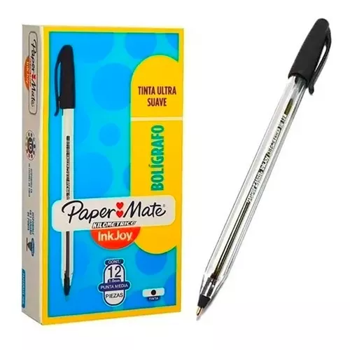 Paper Mate Ink Joy Kilometrico Boligrafo Negro