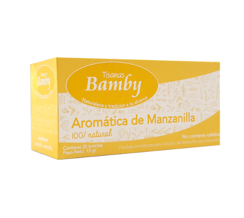 Aromatica De Manzanilla Bamby x  20 bolsitas