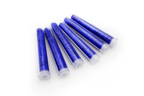 Escarcha En Tubo Azul