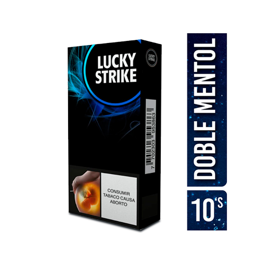 Cigarrillo LUCKY STRIKE Doble Mentol x 10 Unds