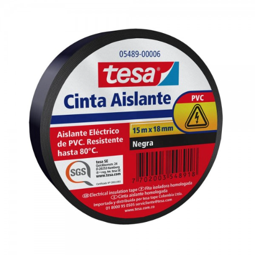 Cinta Aislante Tesa Negra