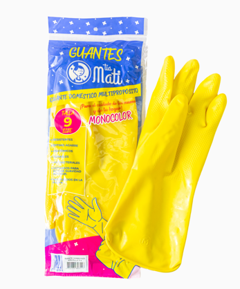 Guante Domestico Multipropósito Amarillo