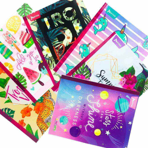 CUADERNO RAYADO 50 HOJAS  FEMENINO