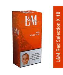 Cigarrillo L & M Red Selection x 10 und