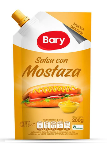 Salsa de Mostaza Bary x 110 Gr