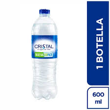 Botella Agua Cristal x 600 Ml