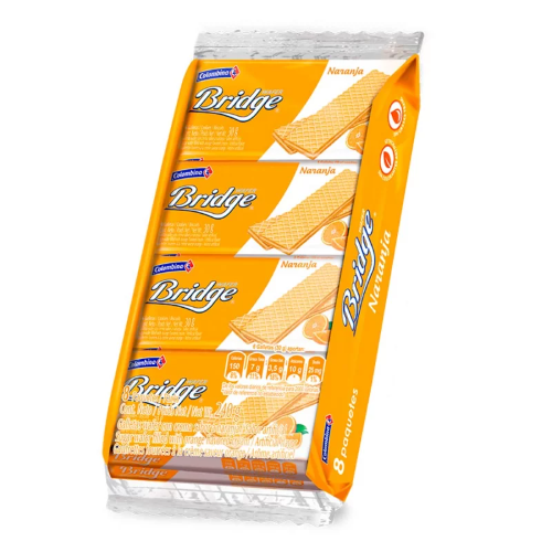 GALLETAS BRIDGE NARANJA x 30 Gr