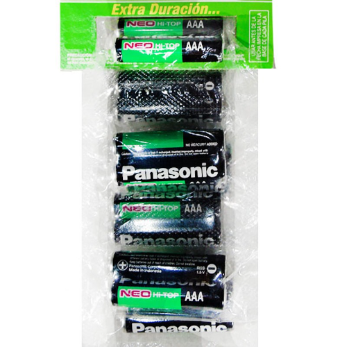 Pilas AAA Panasonic x Par
