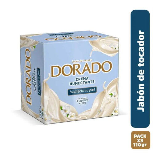 Jabon de Baño DORADO  Crema Humectante 110 Gr
