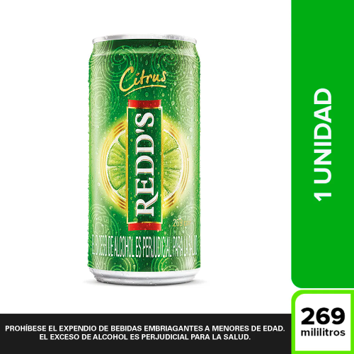 Cerveza Lata REDDS x 269 Ml