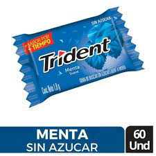 Chicle Trident Menta Twist 60 Unidades