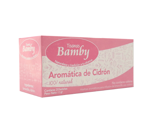 Aromatica De Cidron Bamby x  20 bolsitas