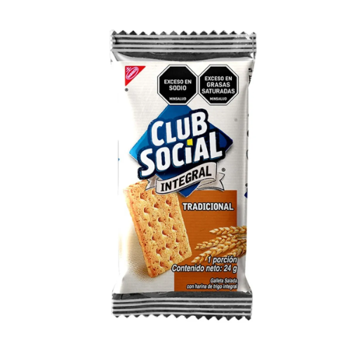 GALLETA CLUB SOCIAL INTEGRAL TRADICIONAL X 24 GR