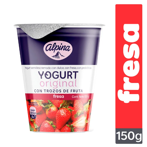 YOGURT ALPINA FRESA x 150GR