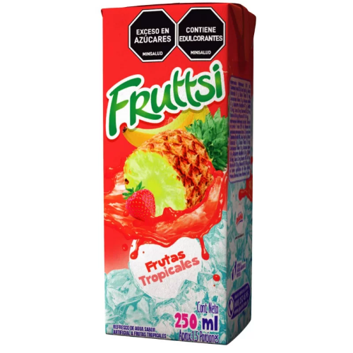 JUGO FRUTTSI CAJITA  SABOR A FRUTOS TROPICALES X 250 ML