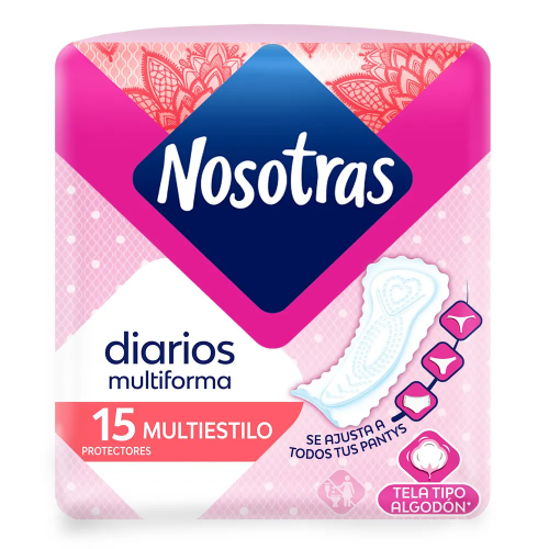 Protectores Diarios Nosotras Multi Estilo X 15 Und