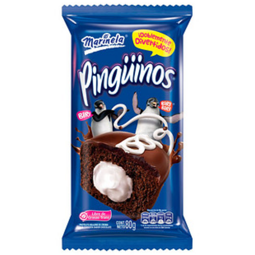 Pingüinos Marinella Chocolate x 3 UND