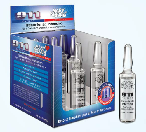 911 tratamiento capilar sin enjuague- ampolla x 10 ml.