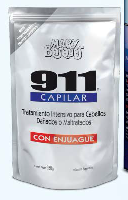 911 tratamiento capilar CON ENJUAGUE doytpack x 250 grs