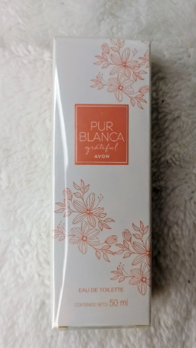 Avon perfume femenino pur blanca grateful 50ml