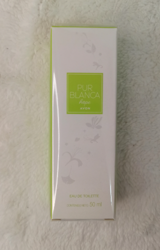 Avon perfume femenino 50ml pur blanca hope