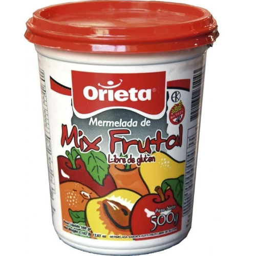 Mermelada Orieta Mix Frutas 500 gr.