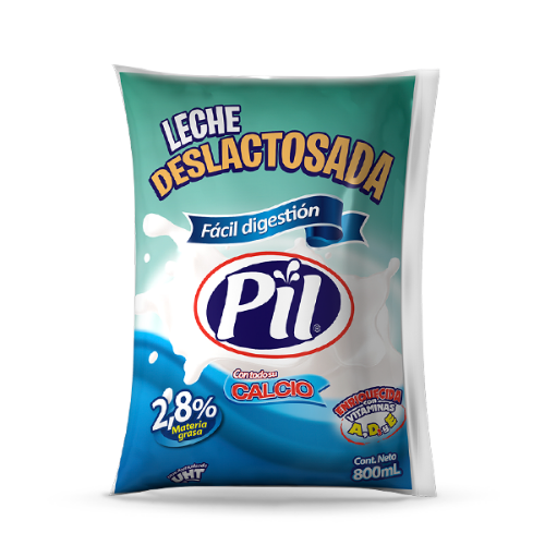 Leche Deslactosada Pil 800 ml.