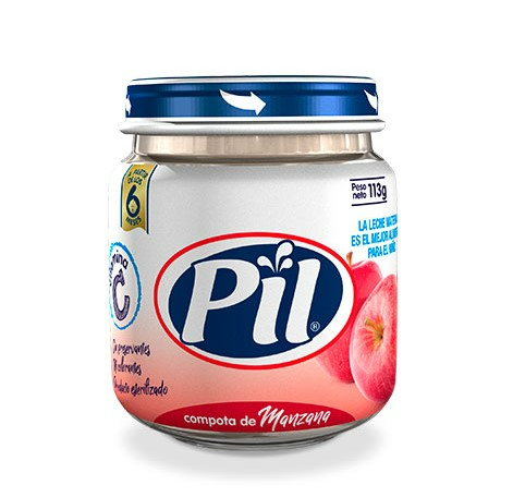 Compota de Manzana Pil 113 Gr.